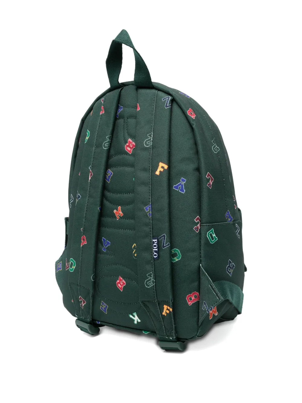 POLO RALPH LAUREN KIDS printed backpack - Groen