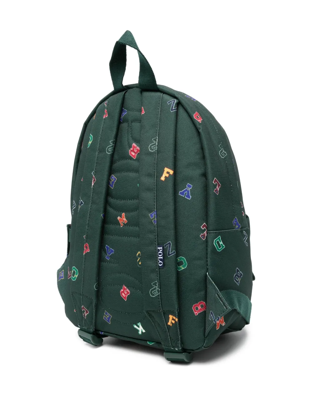 POLO RALPH LAUREN KIDS Rugtas met print Groen