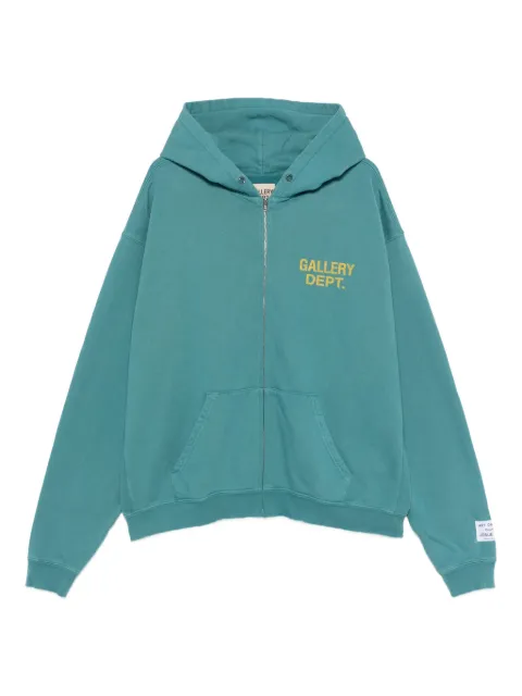 GALLERY DEPT. zip hooded sweatshirt