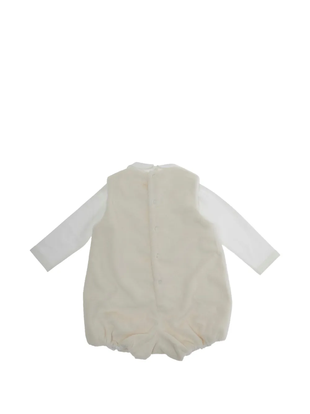 Il Gufo panelled romper - Beige