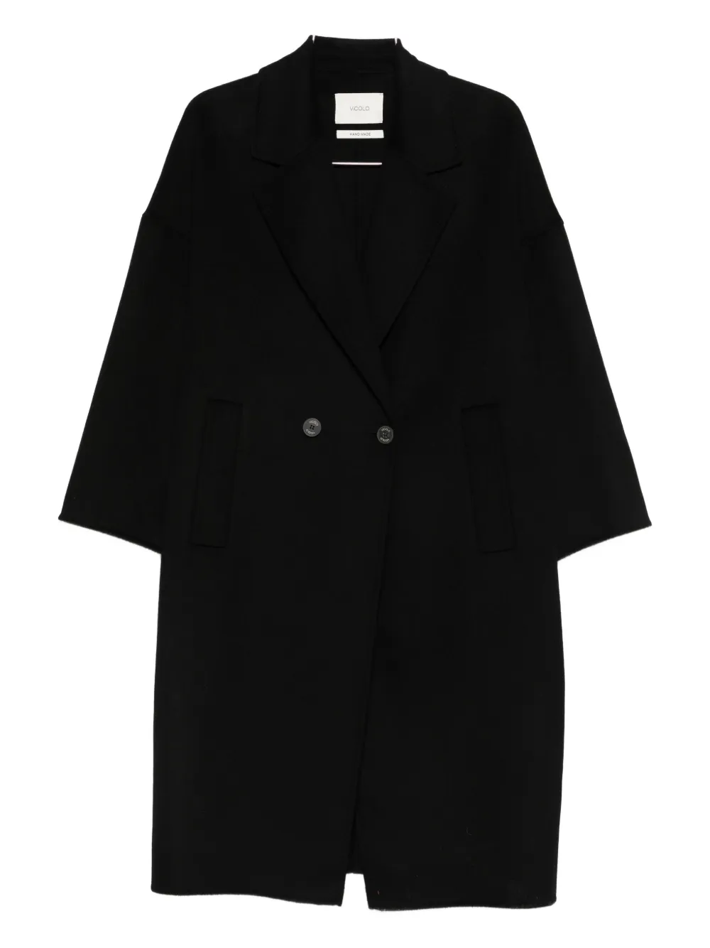 VICOLO double-breasted coat | Black | Image 1