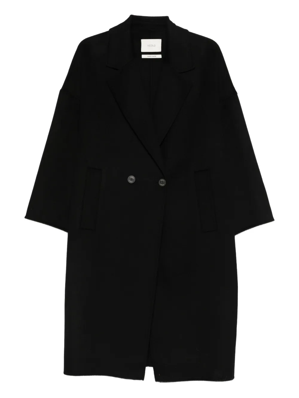 VICOLO double-breasted coat | Black | Image 1