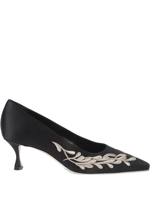 Manolo Blahnik zapatos de tacón con detalle bordado