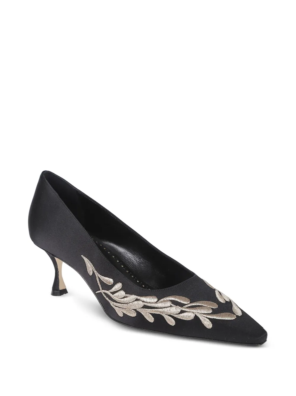 Manolo Blahnik embroidered-detailing pointed-toe pumps | Heeled Pumps | Image 2