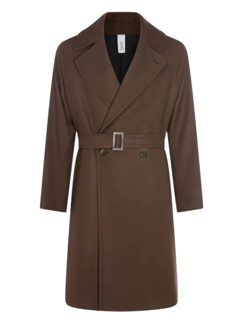 Hevo belted double-breasted coat