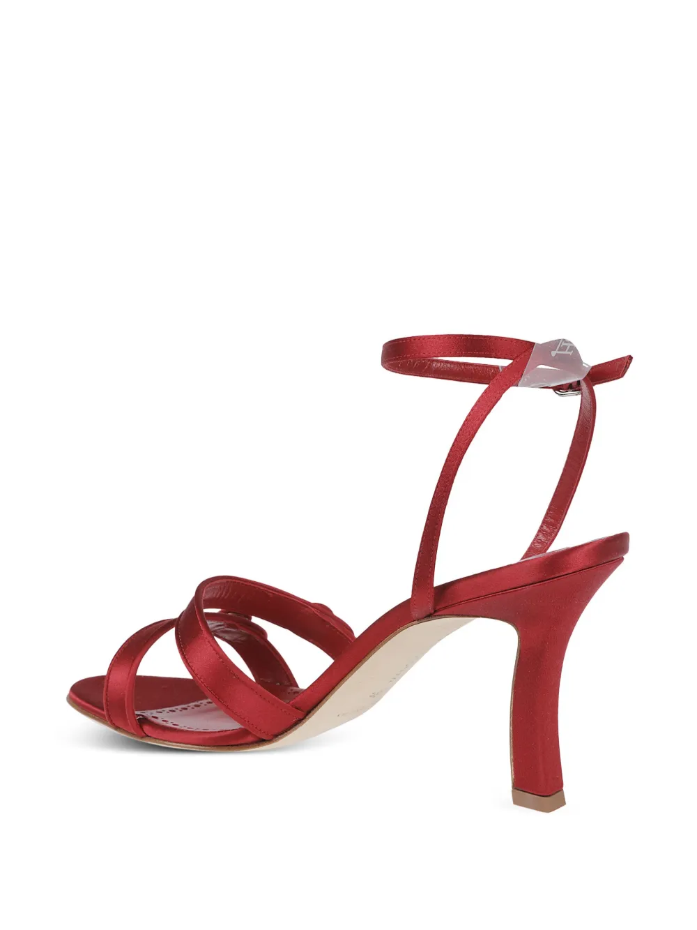 Manolo Blahnik 90 mm Neusita sandalen Rood