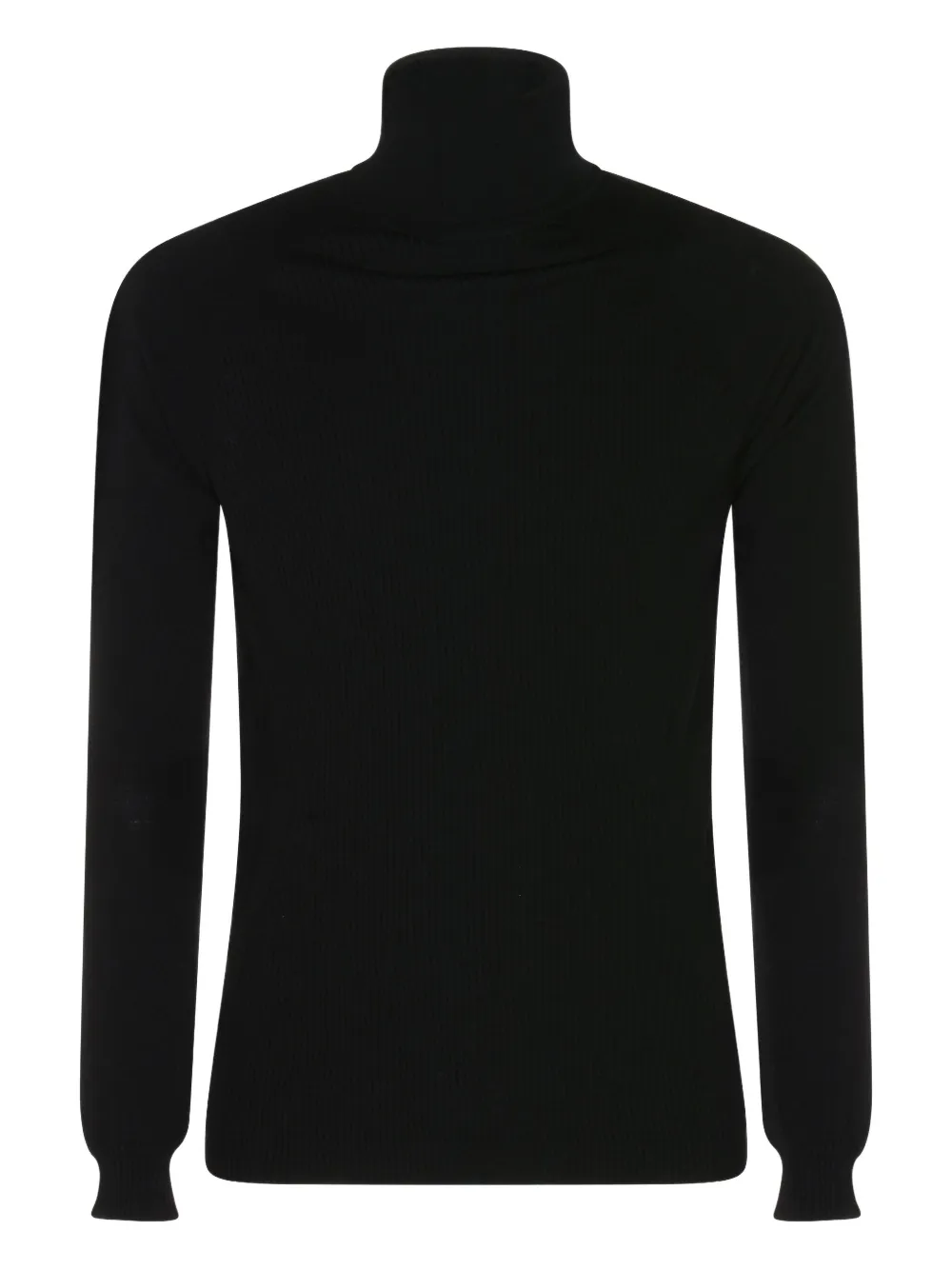 Moncler Grenoble Gerippter Pullover mit Rollkragen | Schwarz | Image 1
