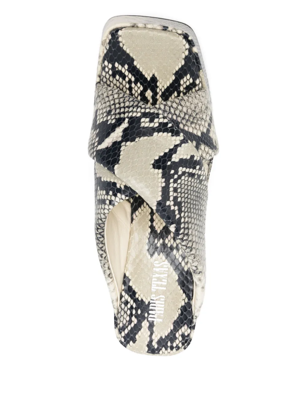 Paris Texas Vicky sandalen met sleehak Beige