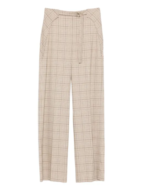 Patrizia Pepe check-pattern trousers