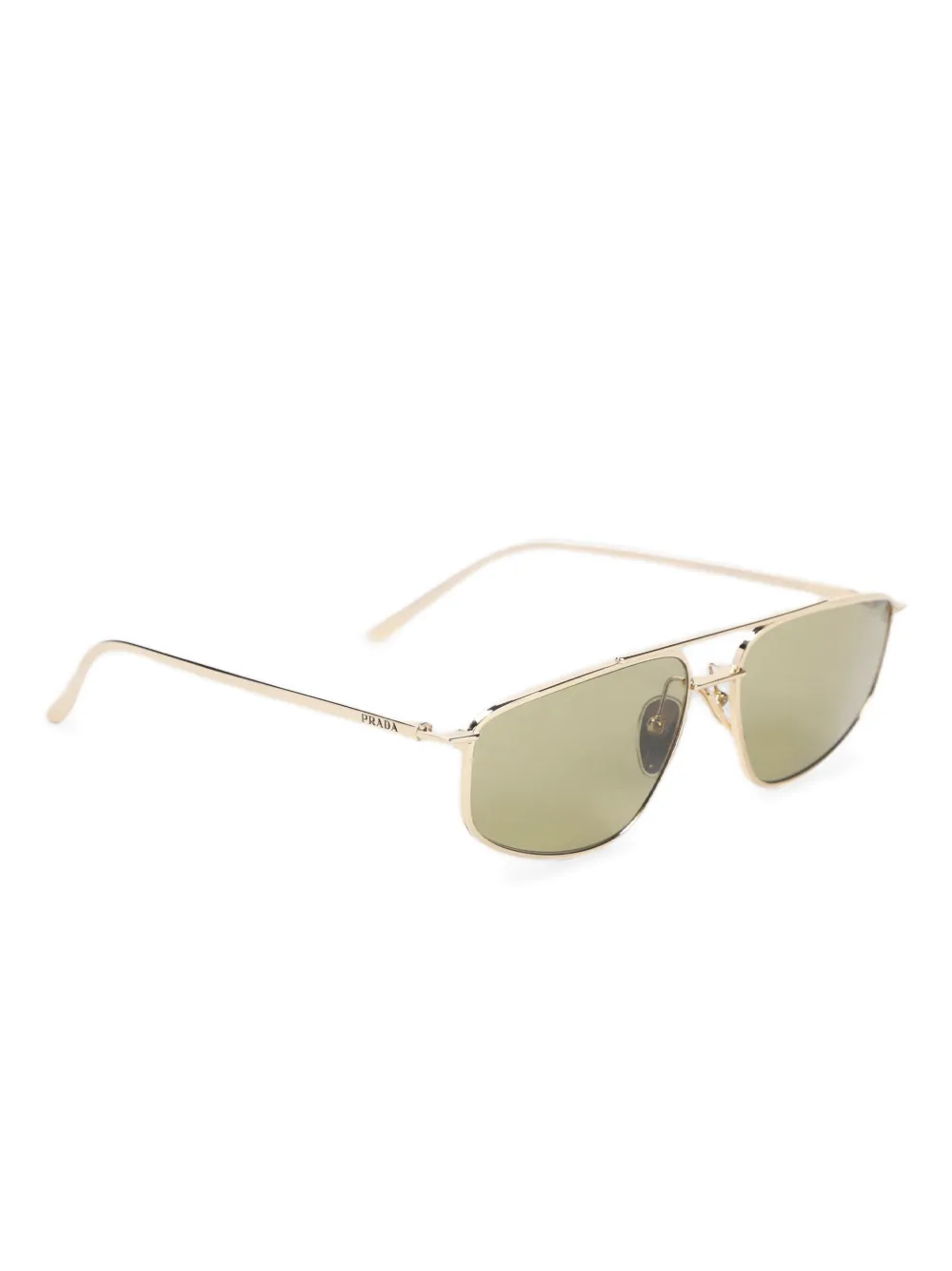 Prada Eyewear rectangle-frame sunglasses - Goud