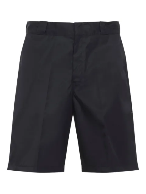 Prada logo-plaque shorts