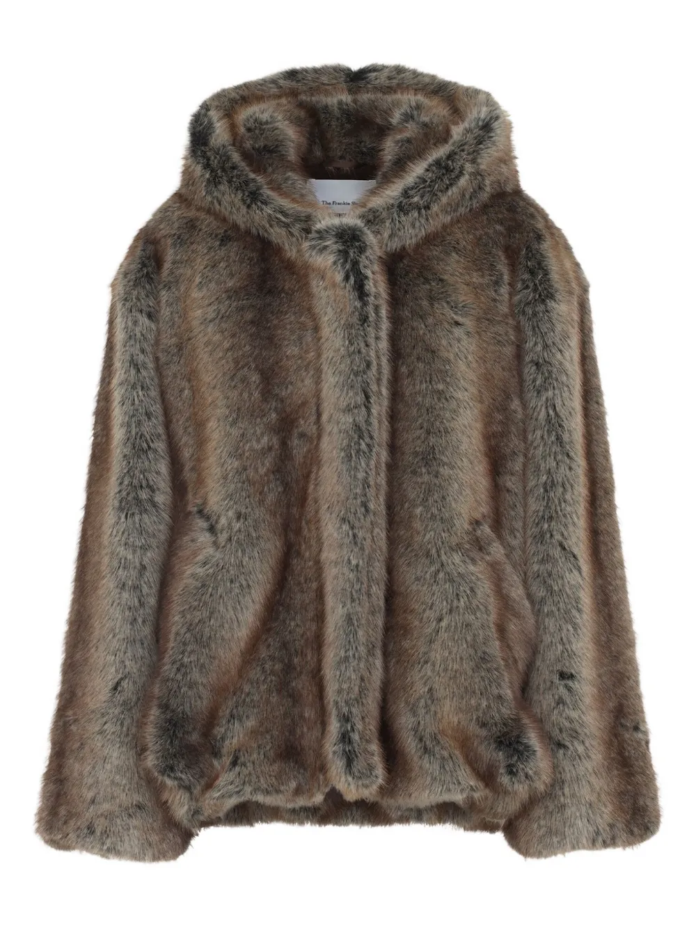 The Frankie Shop hooded faux-fur jacket - ブラウン The Frankie Shop hooded faux-fur jacket - ブラウン