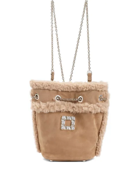 Roger Vivier Très Vivier shearling backpack