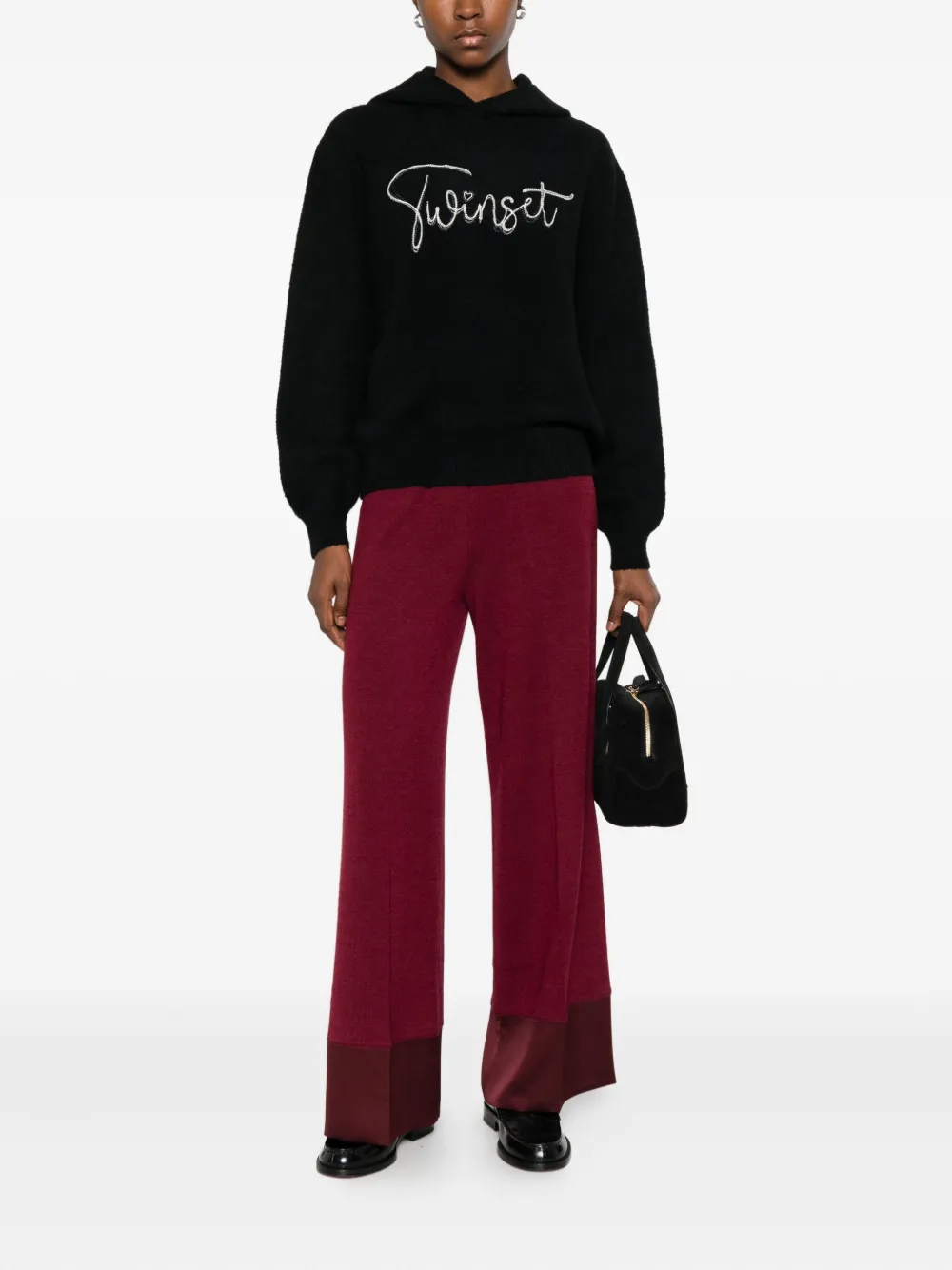 TWINSET Broek van wolblend - Roze