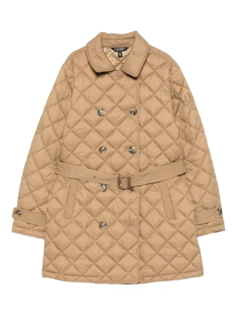 Lauren Ralph Lauren стеганое пальто с поясом