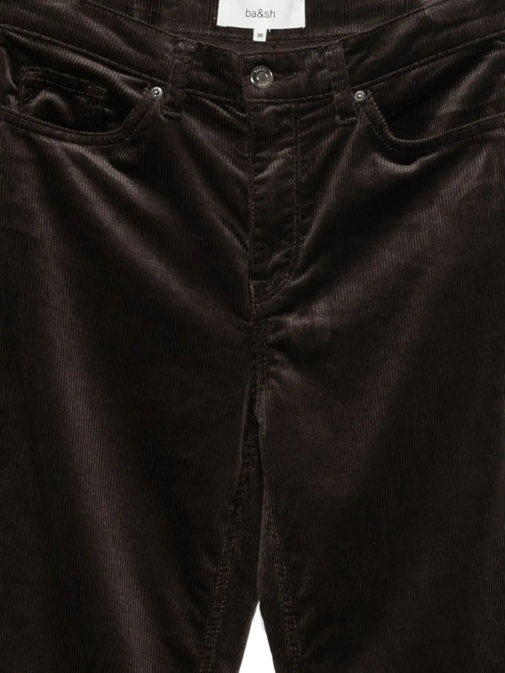 Ba&Sh Vassili ribfluwelen broek Bruin