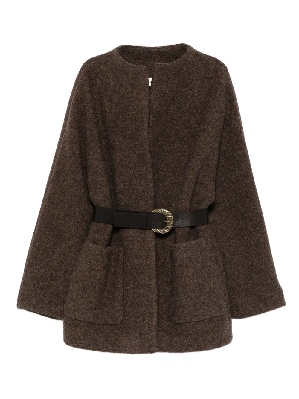 Ba&Sh Cappotto Claudy con cintura | marrone | Image 1