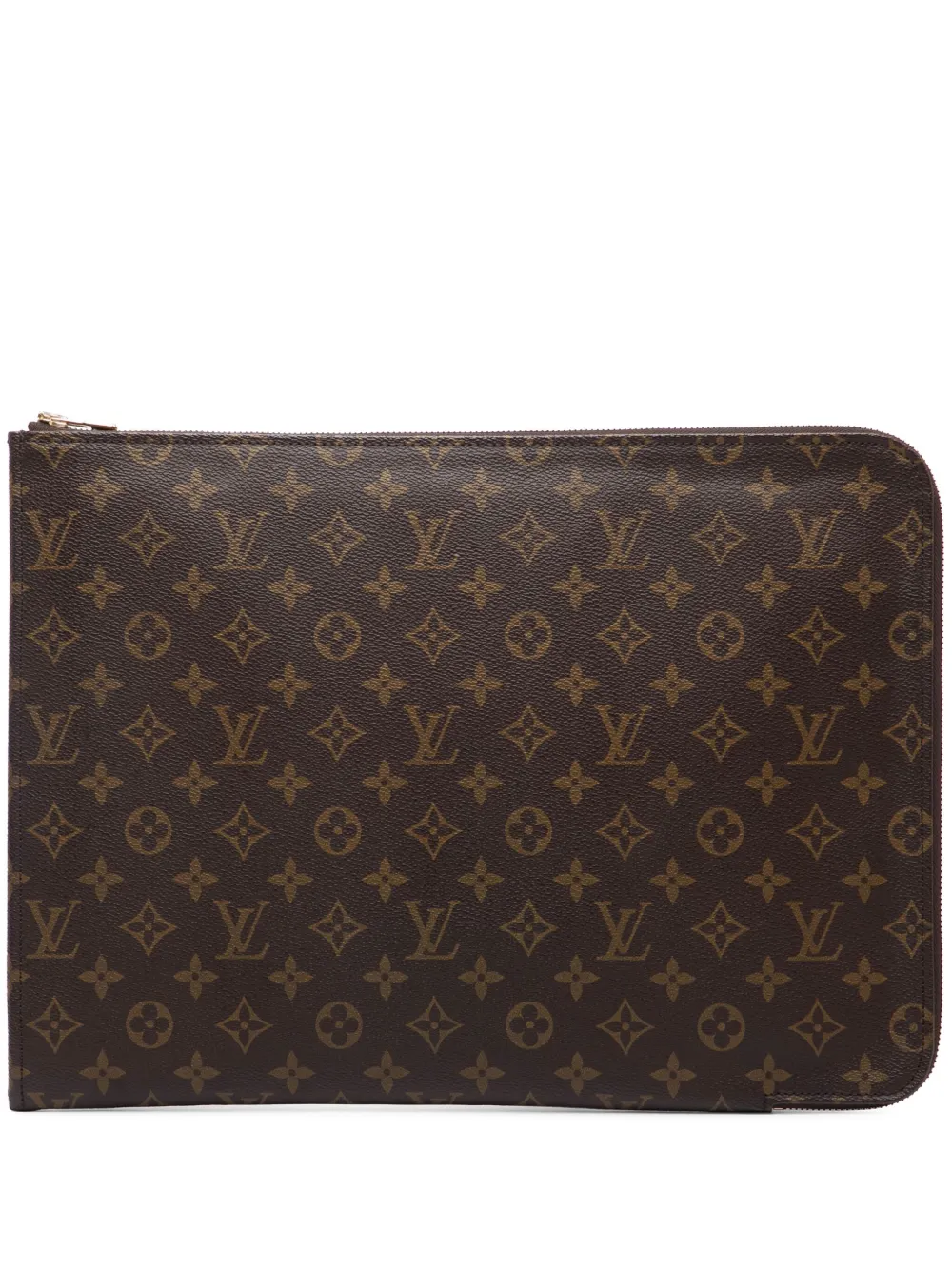 Louis Vuitton Pre-Owned bolsa Monogram Poche Documents Portfolio1993 | marrón | Image 1