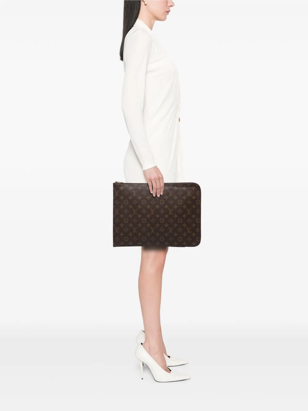 Louis Vuitton Pre-Owned bolsa Monogram Poche Documents Portfolio1993 | Estilos de archivo | Image 2
