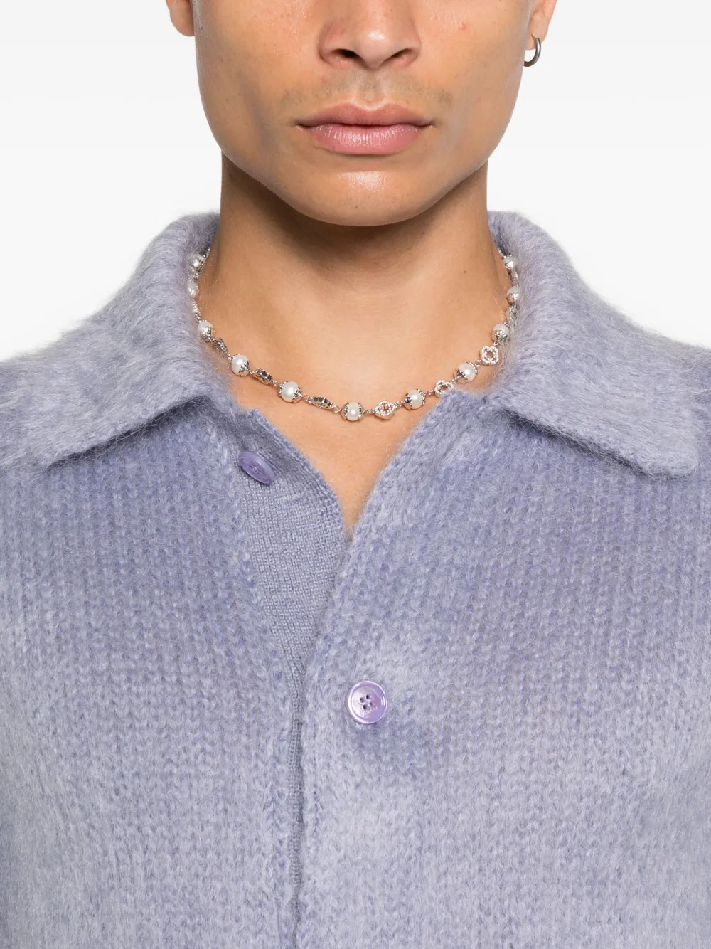 Gucci Button-down vest Paars