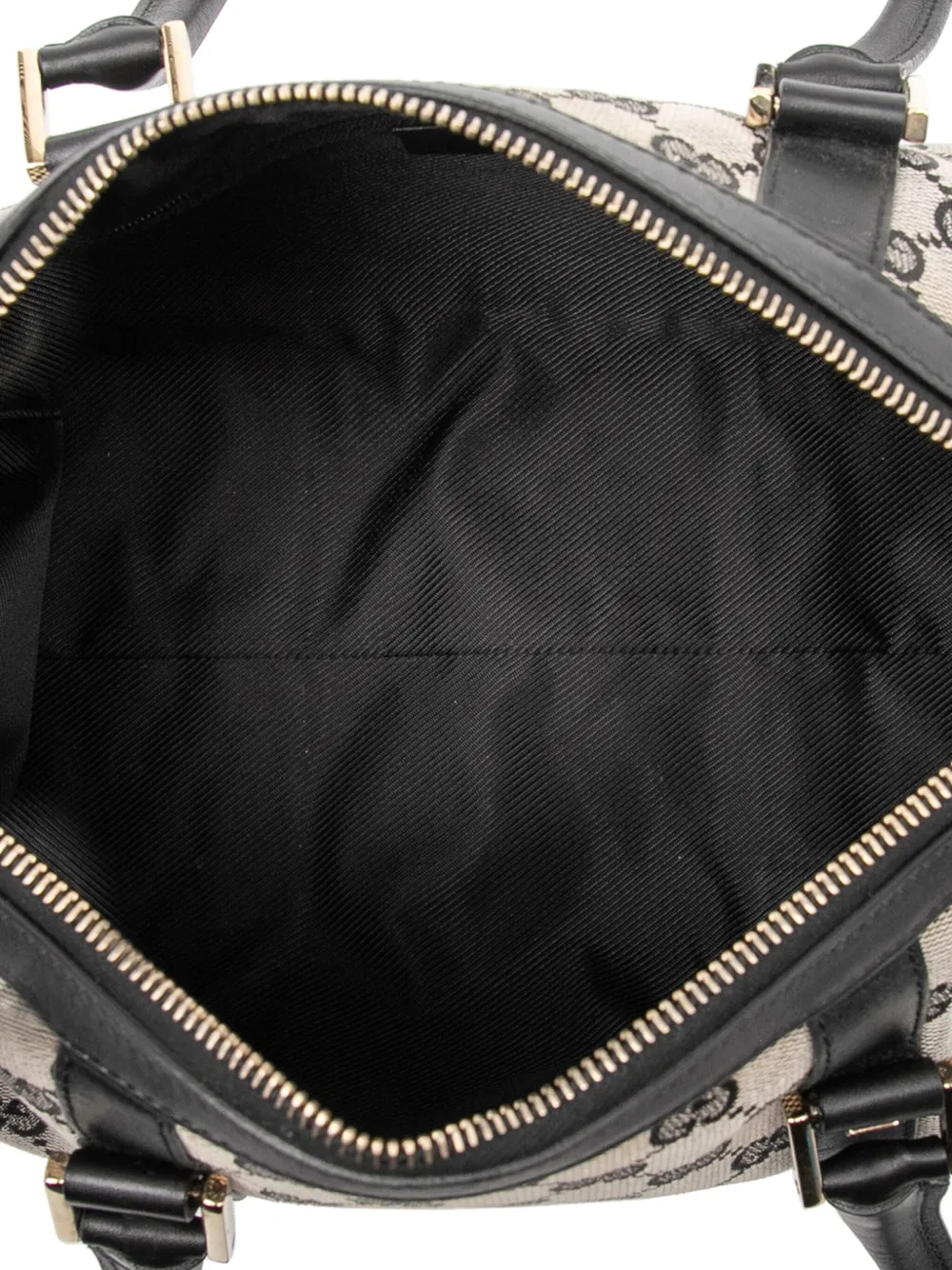 Pre-owned Gucci 2000-2015 Gg Canvas Boston Bag In Gray