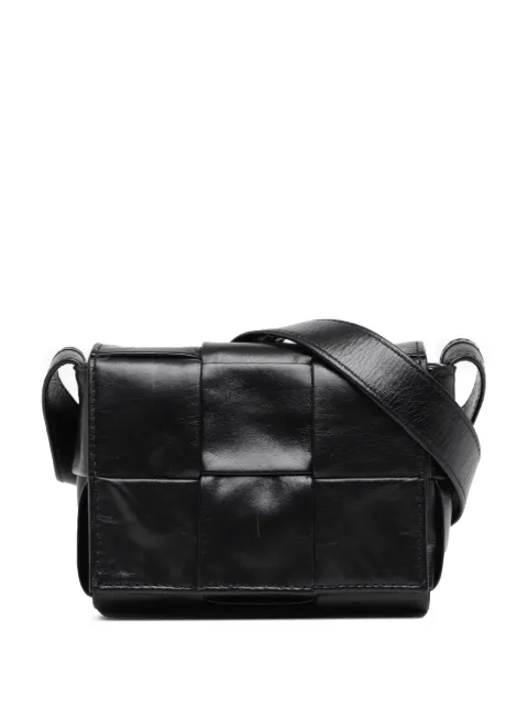 Bottega Veneta Pre-Owned 2012-2025 Candy Paper Intrecciato Cassette Umhängetasche aus Kalbsleder