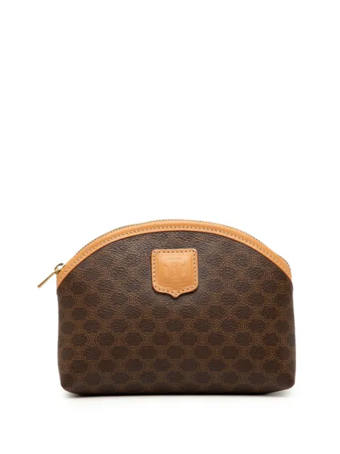 Celine Pre-Owned 2015 Macadam Coated Canvas pouch