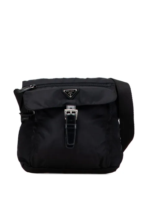Prada Pre-Owned 2000-2013 Tessuto Zip Buckle Messenger Bag crossbody bag