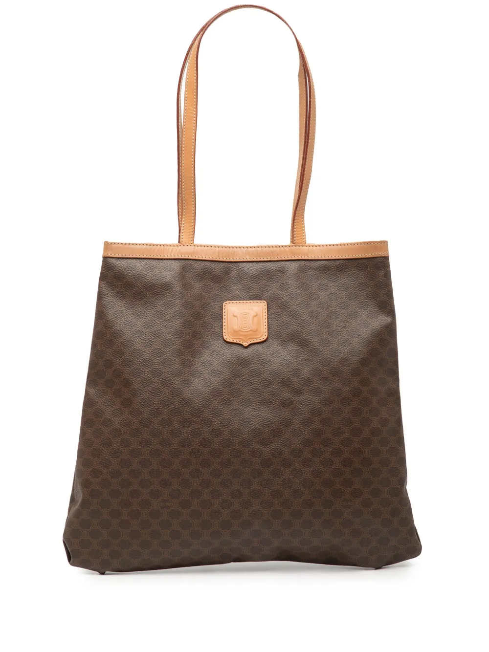 Celine Pre-Owned 2014 Macadam Coated Canvas tote bag | Brown | Image 1