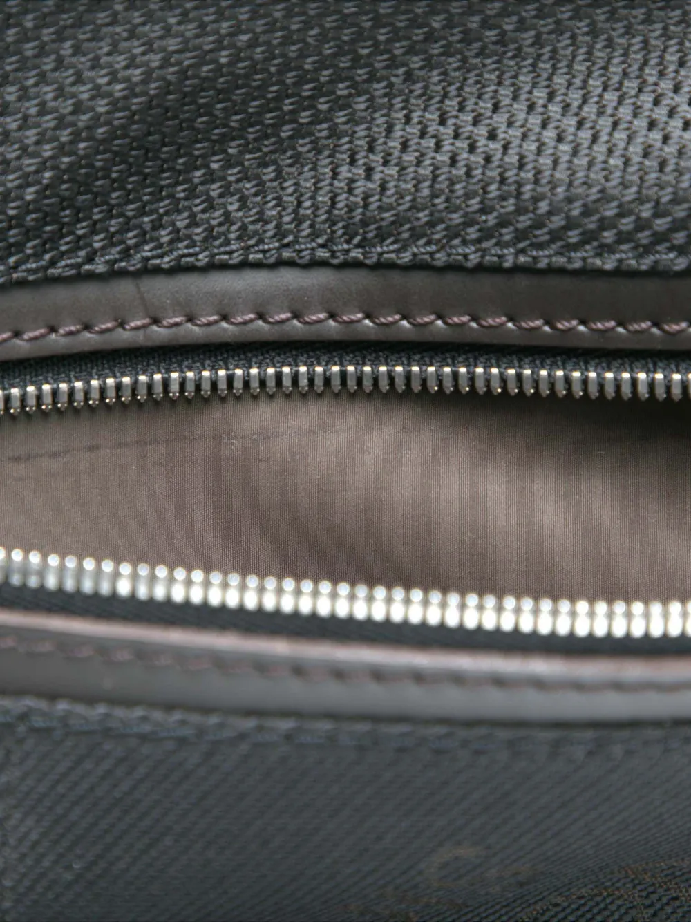Pre-owned Louis Vuitton 2005 Damier Graphite Ambler Belt Bag In Black