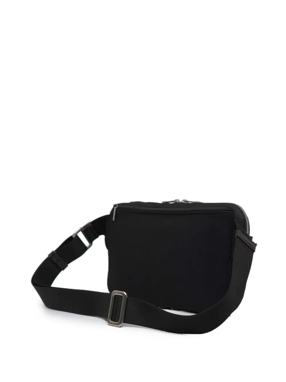 Pre-owned Louis Vuitton 2005 Damier Graphite Ambler Belt Bag In Black