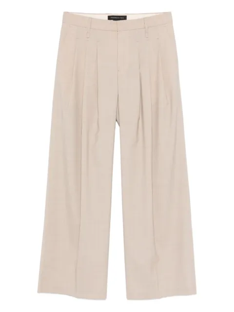 FEDERICO CINA pleat-detail linen trousers