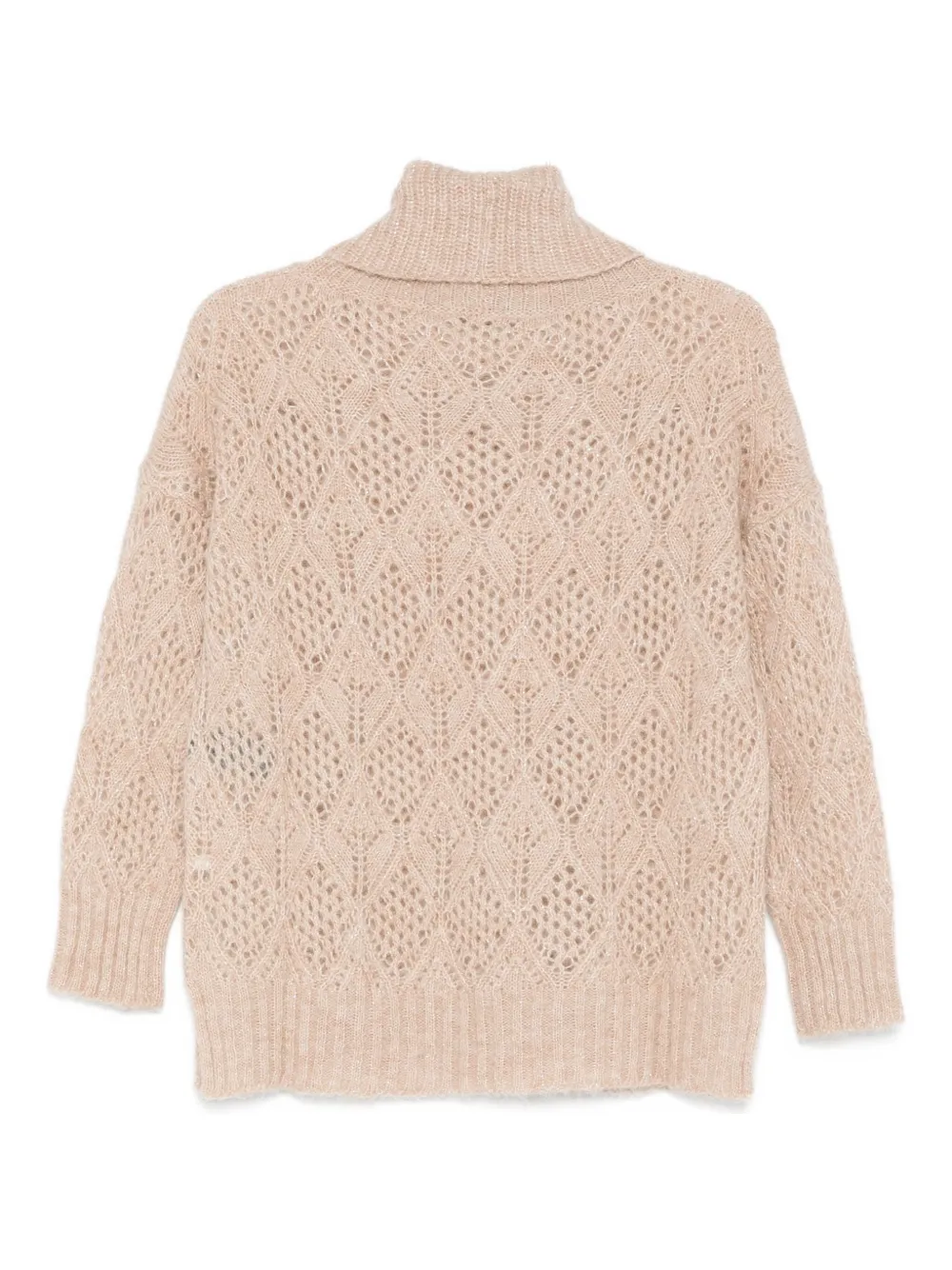 D Exterior Classic Knit Sweater In Soft Beige Tone In Neutral