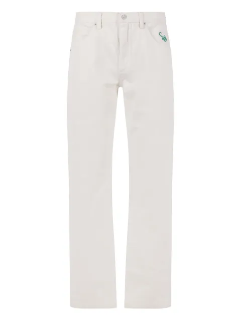 Cherry World embroidery-detail jeans