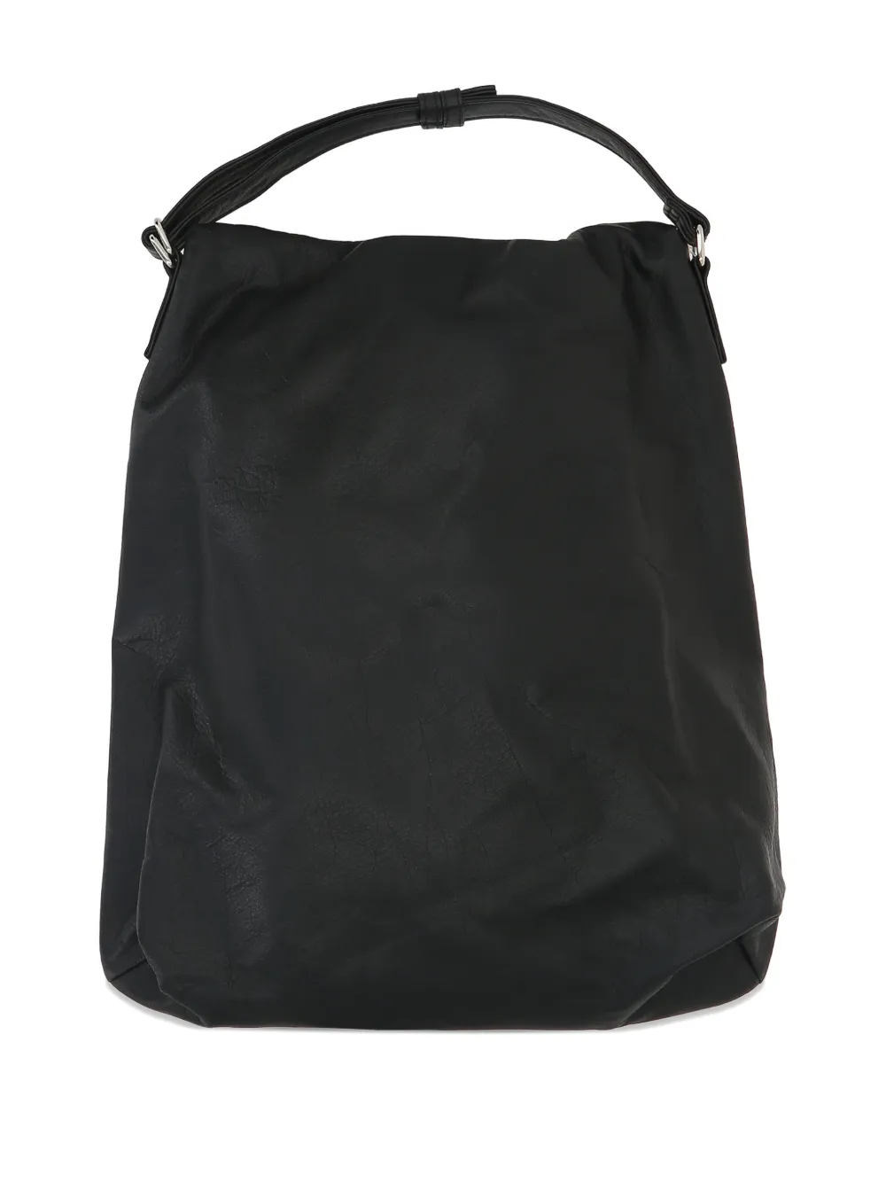 Yohji Yamamoto Leather Backpack In Brown