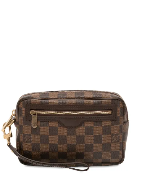 Louis Vuitton Pre-Owned 2009 Damier Ebene Pochette Billets Macao clutch bag
