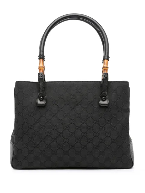 Gucci Pre-Owned 2000-2015 GG Canvas Bamboo tote bag
