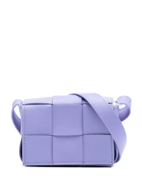 Bottega Veneta Pre-Owned bolsa crossbody Extra Mini Nappa Maxi Intrecciato Cassette 2019-2025