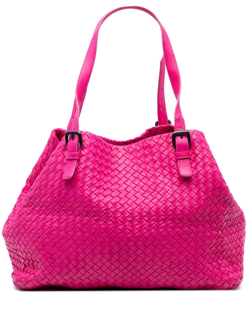 Bottega Veneta Pre-Owned 2012-2025 Large Nappa Intrecciato Cesta tote bag | Pink | Image 1