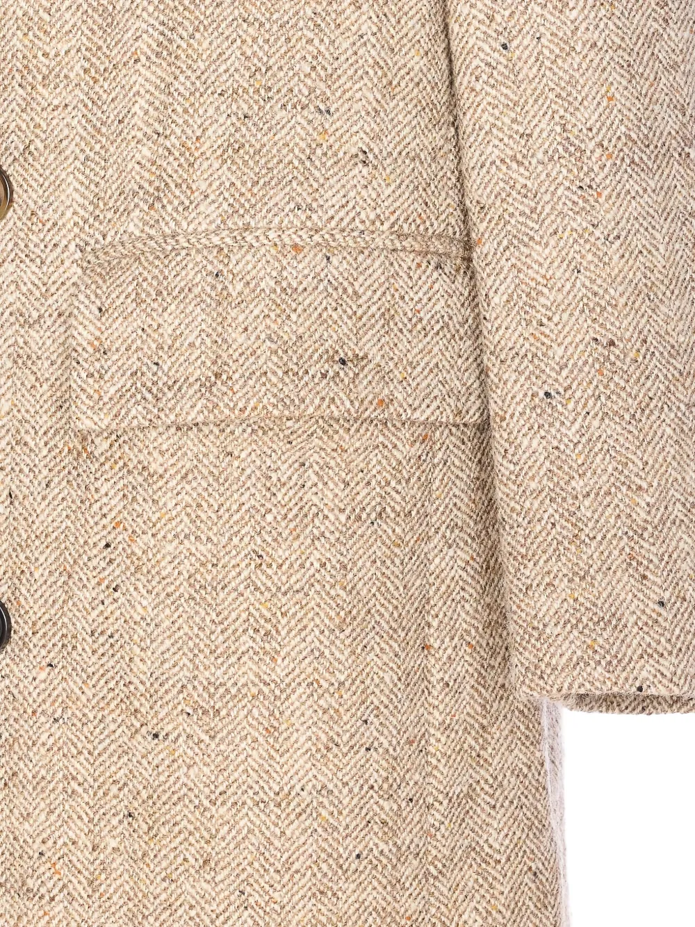 Circolo 1901 Mantel met dubbele rij knopen Beige