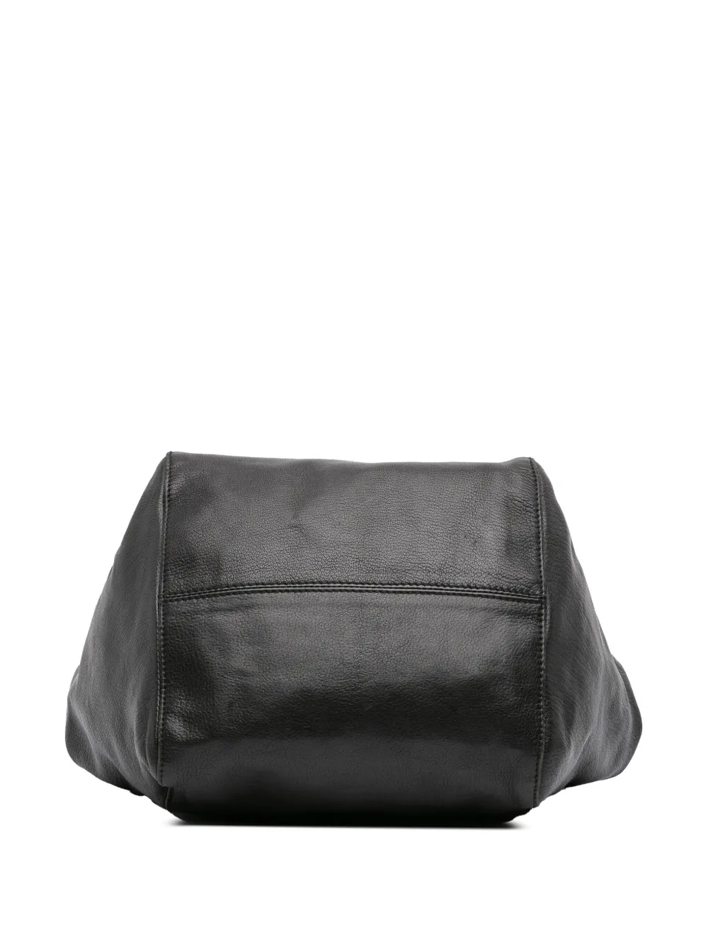 Pre-owned Dolce & Gabbana 2008 Leather Miss Pocket Satchel In Black