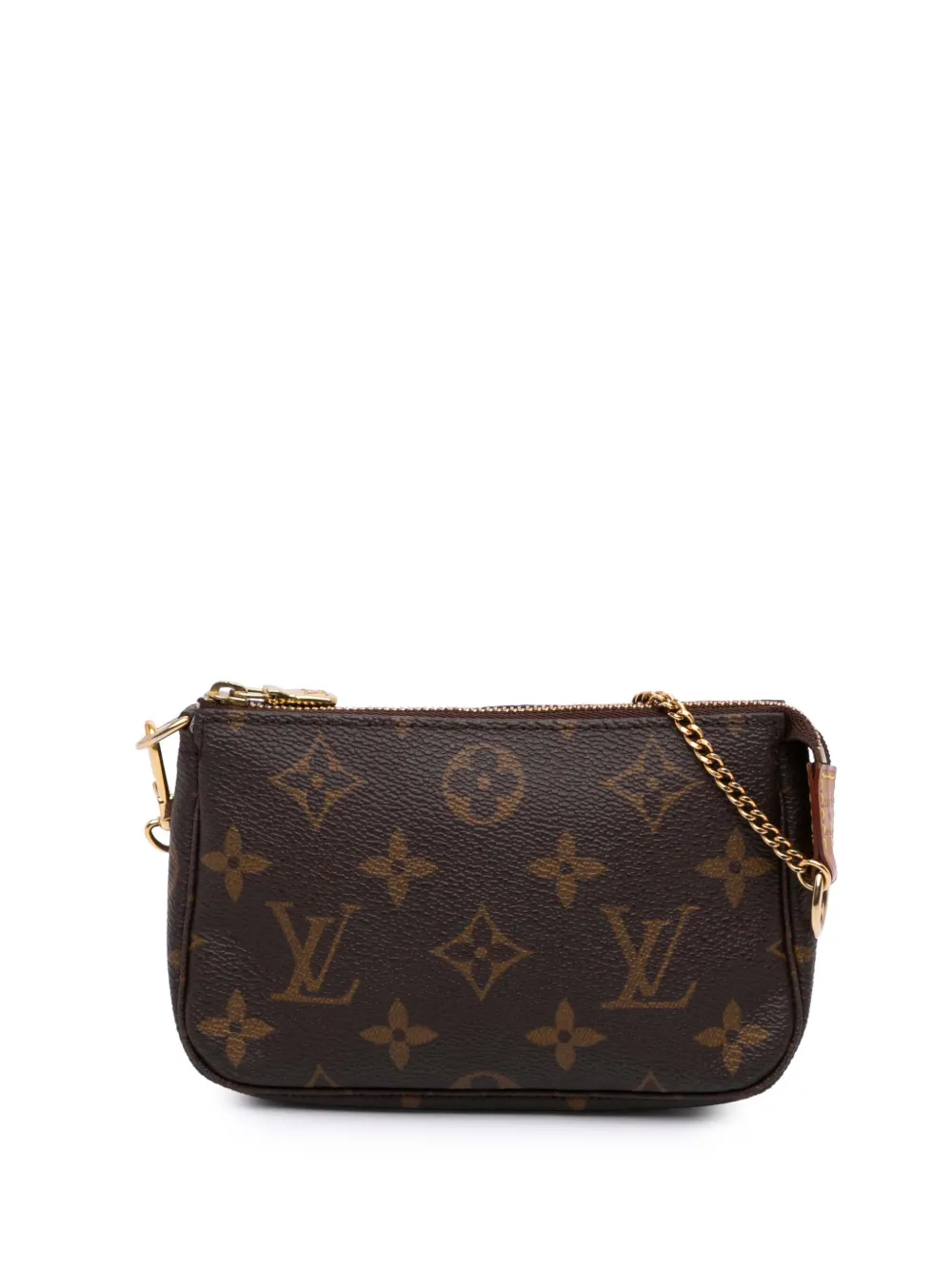 Louis Vuitton Pre-Owned 2013 モノグラム ミニ ポシェット アクセソワール ハンドバッグ - ブラウン