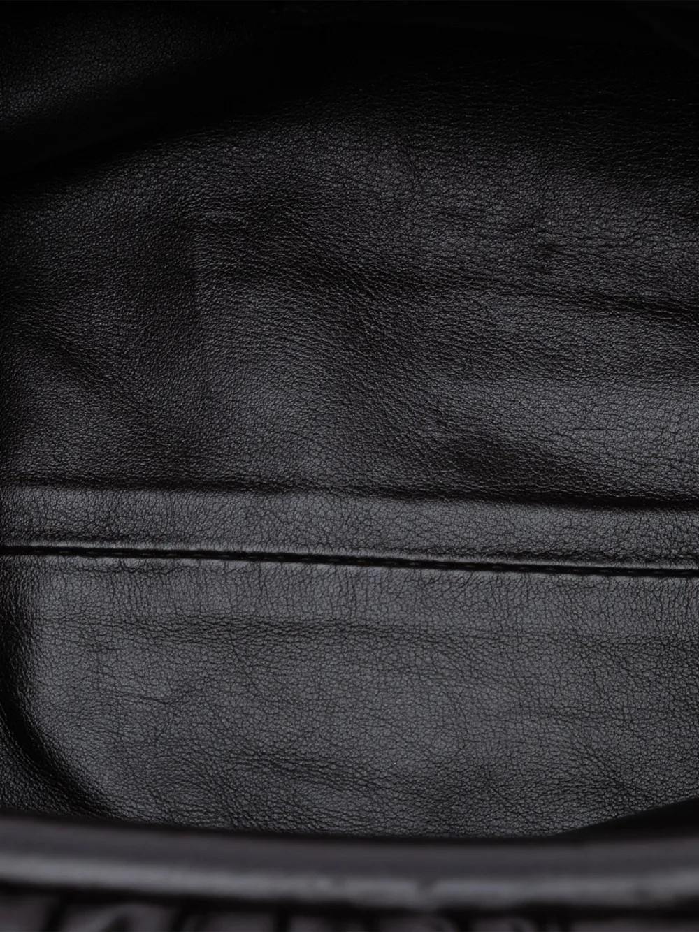 Pre-owned Bottega Veneta 2012-2025 Lambskin The Mini Pouch Crossbody Bag In Black