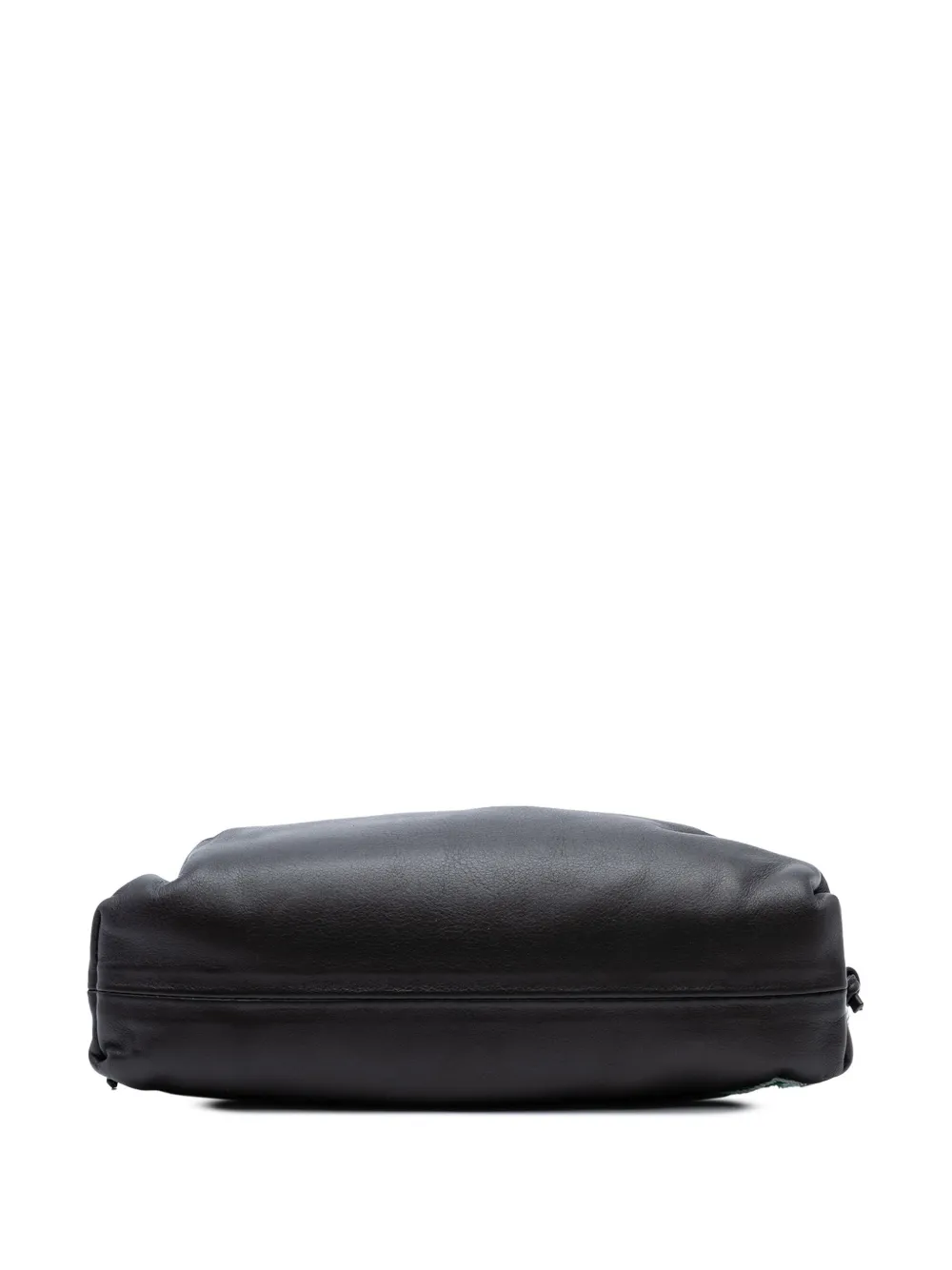 Pre-owned Bottega Veneta 2012-2025 Lambskin The Mini Pouch Crossbody Bag In Black