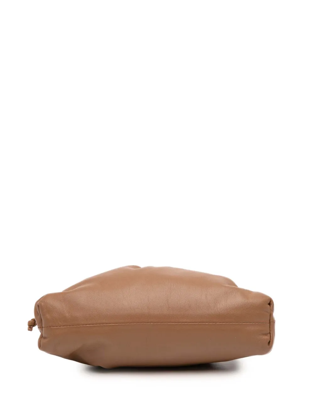 Pre-owned Bottega Veneta 2012-2025 Lambskin The Mini Pouch Crossbody Bag In Brown