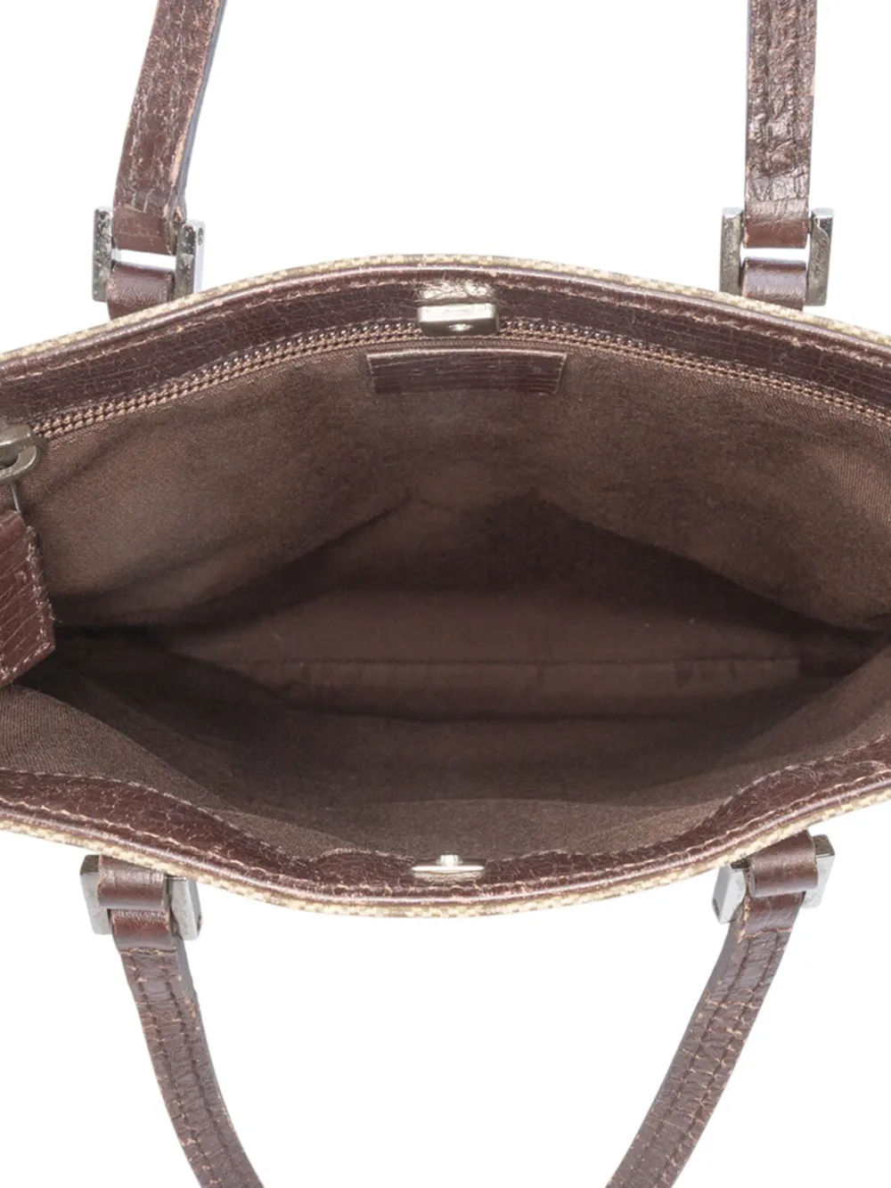 Pre-owned Gucci 2000-2015 Gg Supreme Tote Bag In Brown