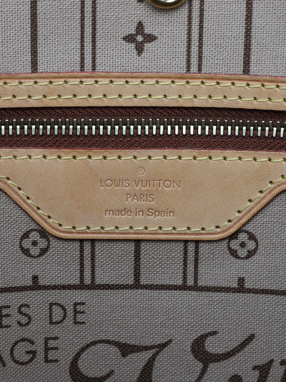 Pre-owned Louis Vuitton 2012 Monogram Neverfull Mm Tote Bag In Brown