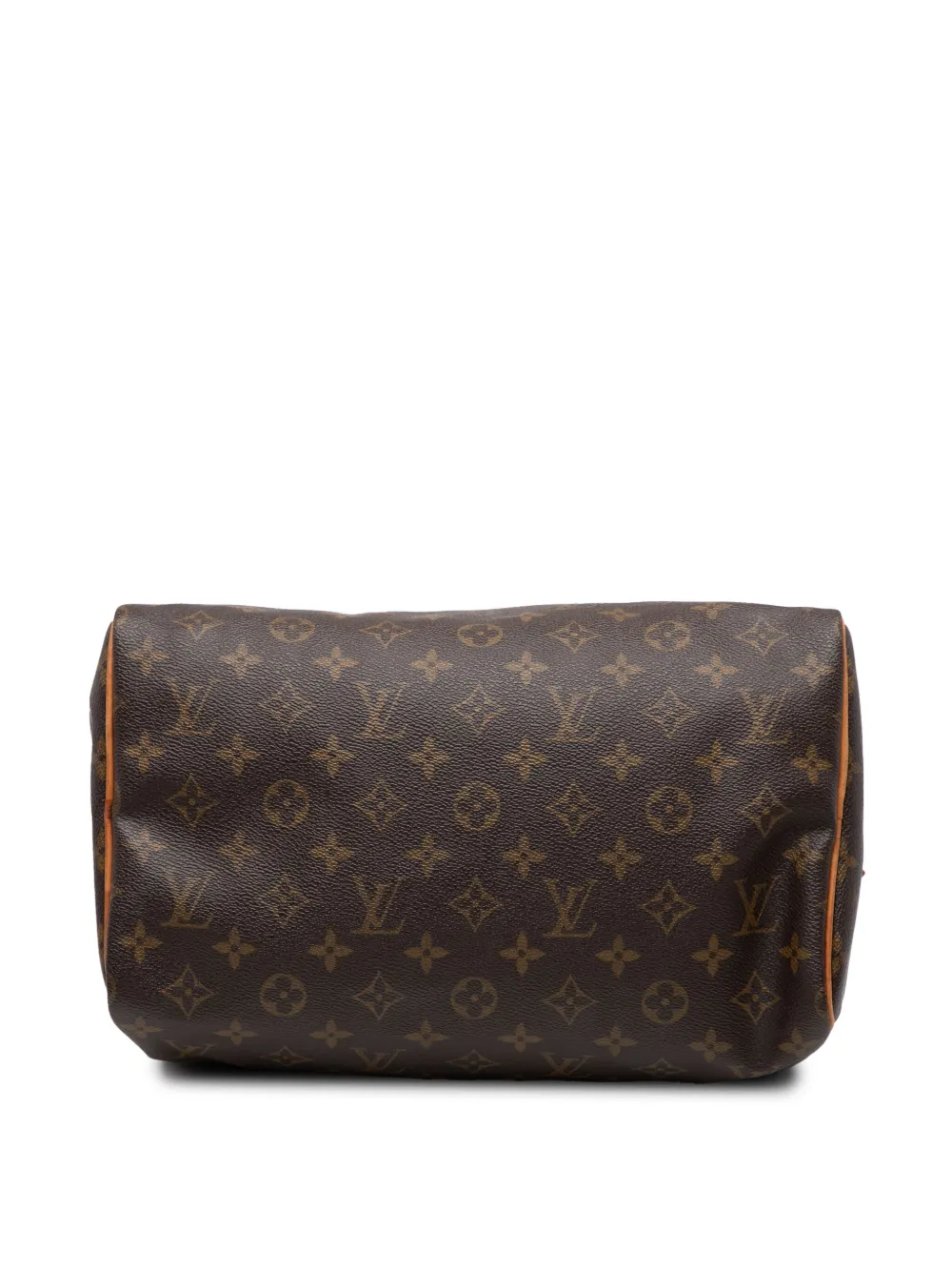 Pre-owned Louis Vuitton 2000 Monogram Speedy 30 Boston Bag In Brown