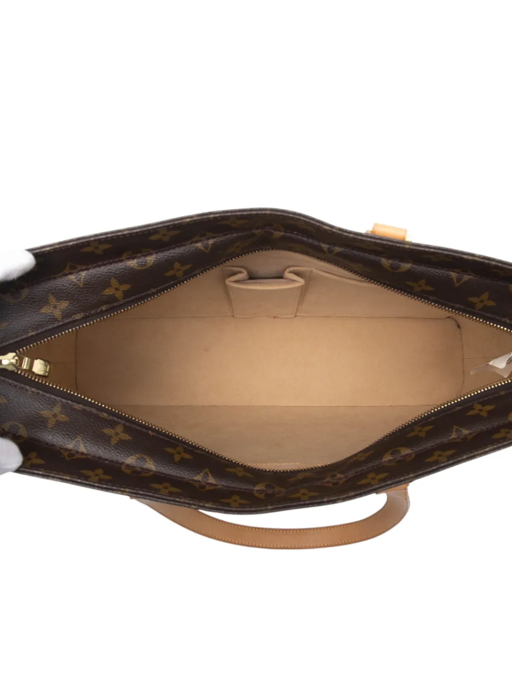 Pre-owned Louis Vuitton 2000 Monogram Luco Tote Bag In Brown