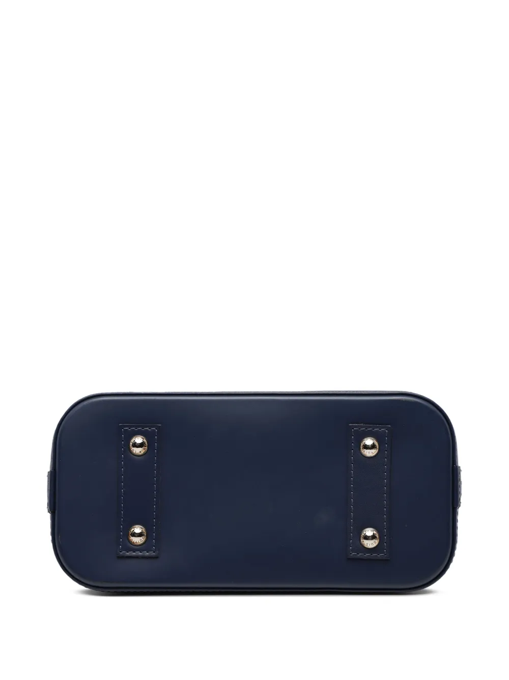 Pre-owned Louis Vuitton 2015 Epi Alma Bb Satchel In Blue